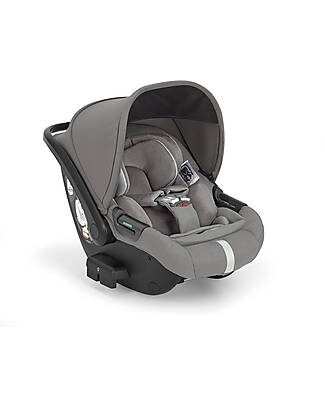 Inglesina Darwin Recline Car Seat - Platinum Grey - from birth to 12 months Car Seats Group 0+/1