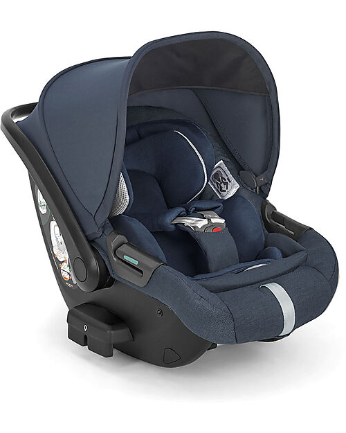 Inglesina Darwin Recline Car Seat - Resort Blue - from birth to 12 months Car Seats Group 0+/1