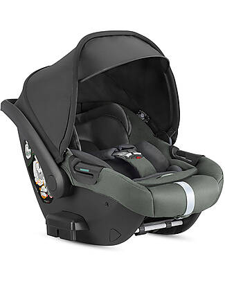 Inglesina Darwin Recline Car Seat - Taiga Green - from birth to 12 months Car Seats Group 0+/1