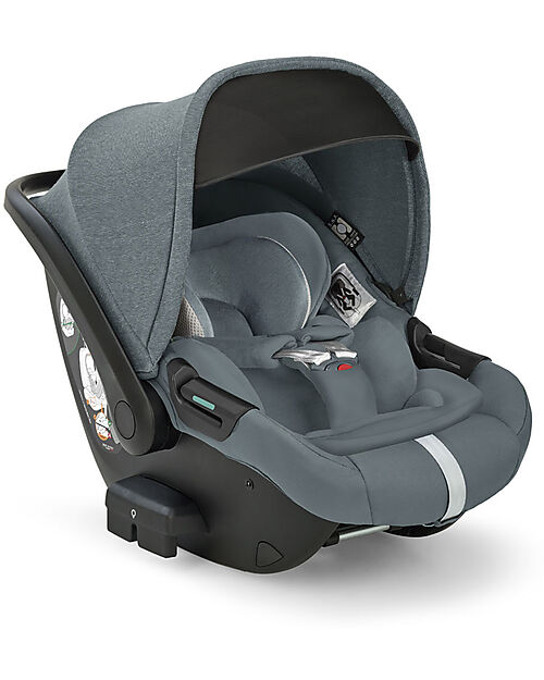 Inglesina Darwin Recline Car Seat - Union Grey - from birth to 12 months Car Seats Group 0+/1