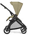 Inglesina Electa Stroller - Battery Beige - Iridio Black Frame - Ideal for the City Pushchairs