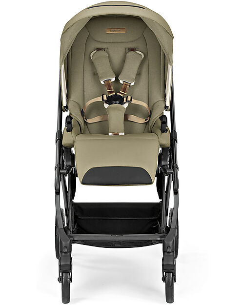 Inglesina Electa Stroller - Battery Beige - Iridio Black Frame - Ideal for the City Pushchairs