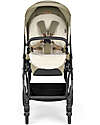 Inglesina Electa Stroller - Dumbo Caramel - Total Black Frame - Ideal for the City Pushchairs