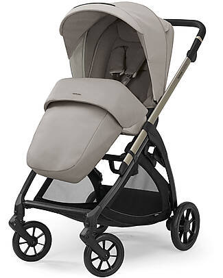 Inglesina Electa Stroller Iridio Black - Battery Beige - Ideal for the City Pushchairs