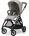 Inglesina Electa Stroller Iridio Black - Battery Beige - Ideal for the City Pushchairs