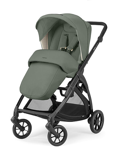 Inglesina Electa Stroller Total Black - Murray Green - Ideal for the City Pushchairs