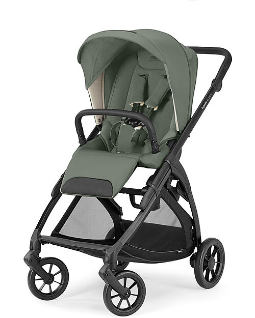Inglesina Electa Stroller Total Black - Murray Green - Ideal for the City Pushchairs