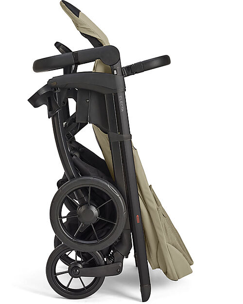 Inglesina Electa Stroller - Union Gray - Silver Black Frame - Ideal for the City Pushchairs