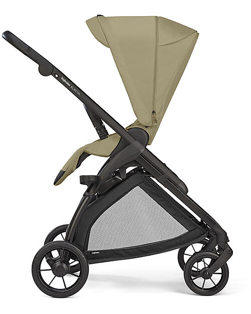 Inglesina Electa Stroller - Union Gray - Silver Black Frame - Ideal for the City Pushchairs