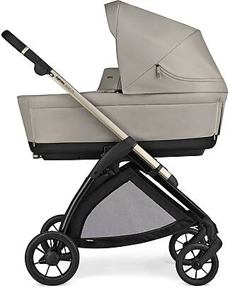 Inglesina Electa System Duo - Battery Beige - All Season Seat + Open Up Cot Trio and Duo Strollers