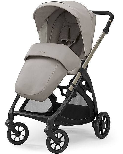 Inglesina Electa System Duo - Battery Beige - All Season Seat + Open Up Cot Trio and Duo Strollers