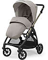 Inglesina Electa System Duo - Battery Beige - All Season Seat + Open Up Cot Trio and Duo Strollers