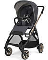 Inglesina Electa System Duo - Garage Grey - All Season Seat + Open Up Cot Pushchairs