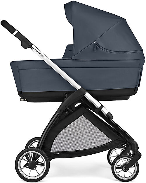 Inglesina Electa System Duo - Hudson Blue - All Season Seat + Open Up Cot Trio and Duo Strollers