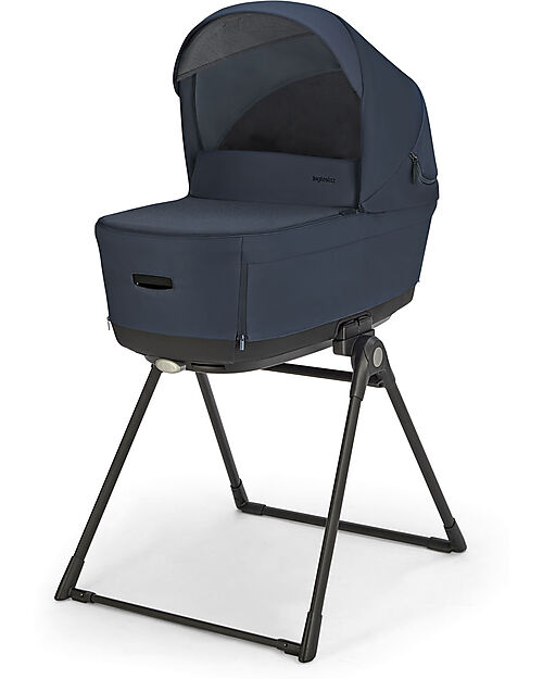 Inglesina Electa System Duo - Hudson Blue - All Season Seat + Open Up Cot Trio and Duo Strollers