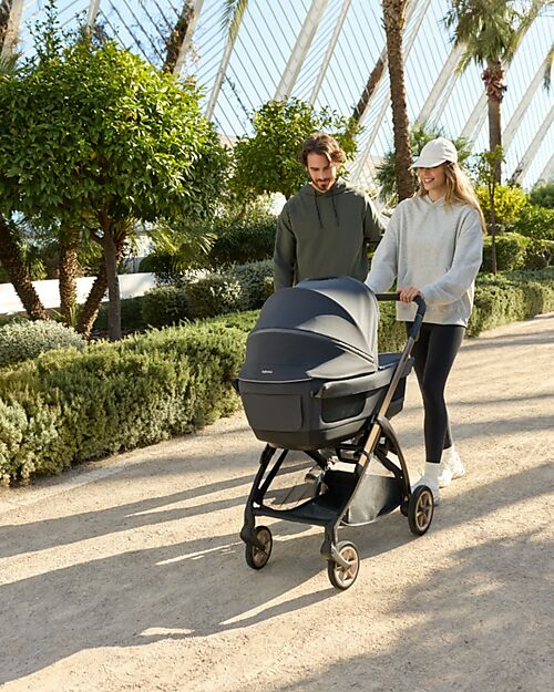Inglesina Electa System Duo - Studio Grey - All Season Seat + Open Up Cot Pushchairs