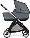 Inglesina Electa System Duo - Union Grey - All Season Seat + Open Up Cot Trio and Duo Strollers