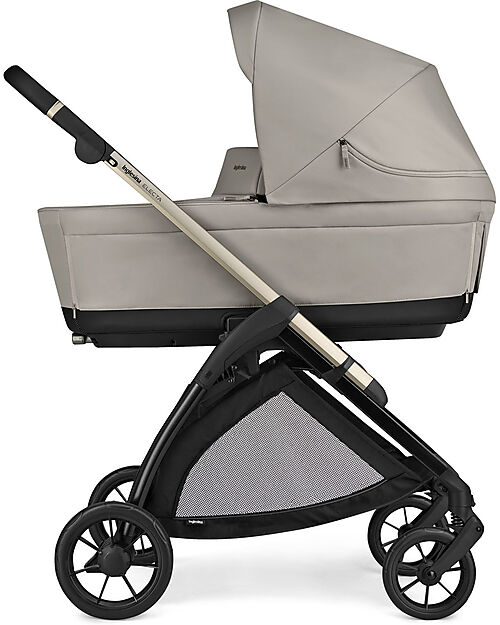 Inglesina Electa System Quattro - Battery Beige - Passeggino + Culla Standup + Seggiolino Auto Darwin Recline Trio and Duo Strollers