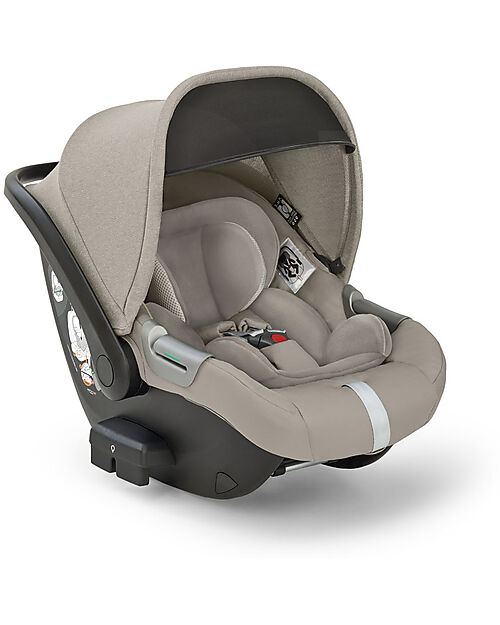 Inglesina Electa System Quattro - Battery Beige - Passeggino + Culla Standup + Seggiolino Auto Darwin Recline Trio and Duo Strollers