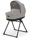 Inglesina Electa System Quattro - Battery Beige - Stroller + Darwin Infant Recline Car Seat Trio and Duo Strollers
