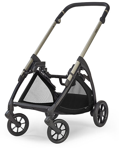 Inglesina Electa System Quattro - Battery Beige - Stroller + Darwin Infant Recline Car Seat Trio and Duo Strollers