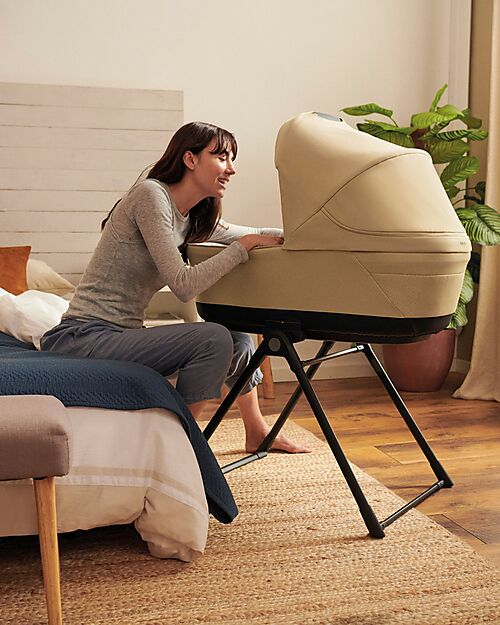 Inglesina Electa System Quattro - Dumbo Caramel - Stroller + Standup Cradle + Darwin Recline Car Seat Trio and Duo Strollers