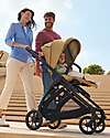 Inglesina Electa System Quattro - Dumbo Caramel - Stroller + Standup Cradle + Darwin Recline Car Seat Trio and Duo Strollers