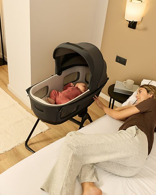 Inglesina Electa System Quattro - Garage Grey - All Season Seat + Open Up Cot + Standup + Darwin Recline Car Seat Pushchairs