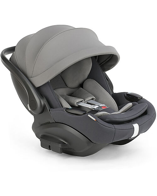 Inglesina Electa System Quattro - Garage Grey - All Season Seat + Open Up Cot + Standup + Darwin Recline Car Seat Pushchairs