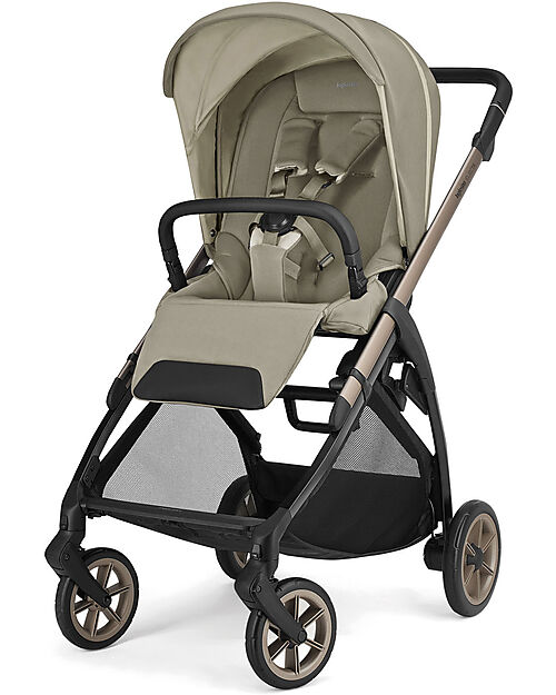 Inglesina Electa System Quattro - Hangar Beige - All Season Seat + Open Up Cot + Standup + Darwin Car Seat Pushchairs