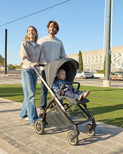 Inglesina Electa System Quattro - Hangar Beige - All Season Seat + Open Up Cot + Standup + Darwin Recline Car Seat Pushchairs