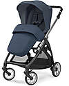Inglesina Electa System Quattro - Hudson Blue - All Season Seat + Open Up Cot + Standup + Darwin Car Seat Trio and Duo Strollers