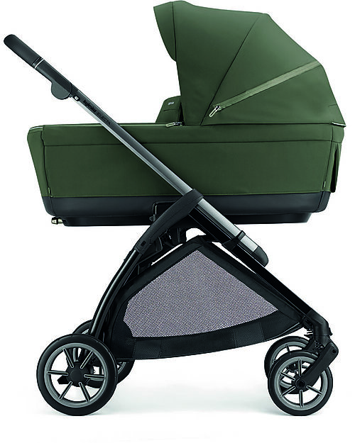 Inglesina Electa System Quattro - Loft Green - All Season Seat + Open Up Cot + Standup + Darwin Recline Car Seat Pushchairs
