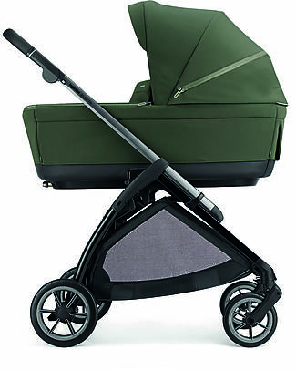 Inglesina Electa System Quattro - Loft Green - All Season Seat + Open Up Cot + Standup + Darwin Recline Car Seat Pushchairs