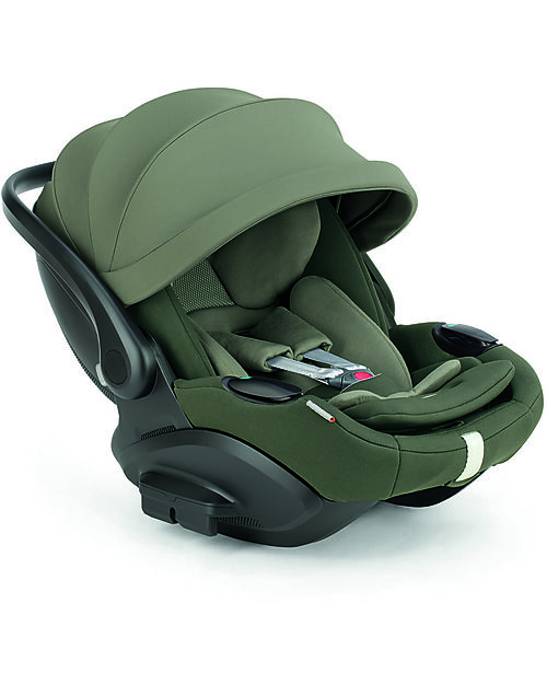 Inglesina Electa System Quattro - Loft Green - All Season Seat + Open Up Cot + Standup + Darwin Recline Car Seat Pushchairs