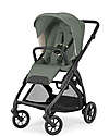 Inglesina Electa System Quattro - Murray Green - Stroller + Standup Cradle + Darwin Car Seat + Chassis Trio and Duo Strollers