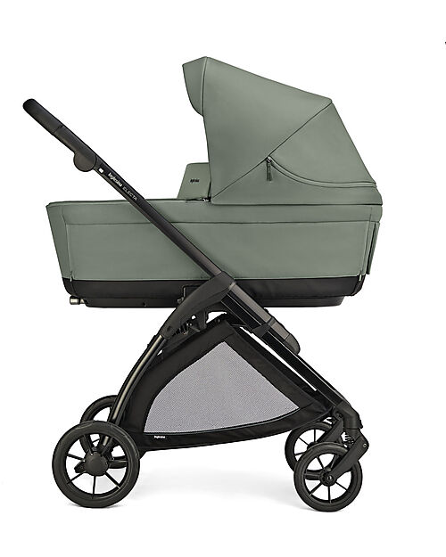 Inglesina Electa System Quattro - Murray Green - Stroller + Standup Cradle + Darwin Recline Car Seat Trio and Duo Strollers