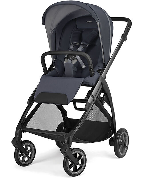 Inglesina Electa System Quattro - Rooftop Blue - All Season Seat + Open Up Cot + Standup + Darwin Car Seat Pushchairs