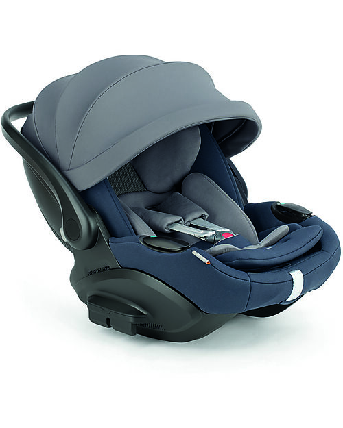 Inglesina Electa System Quattro - Rooftop Blue - All Season Seat + Open Up Cot + Standup + Darwin Recline Car Seat Pushchairs