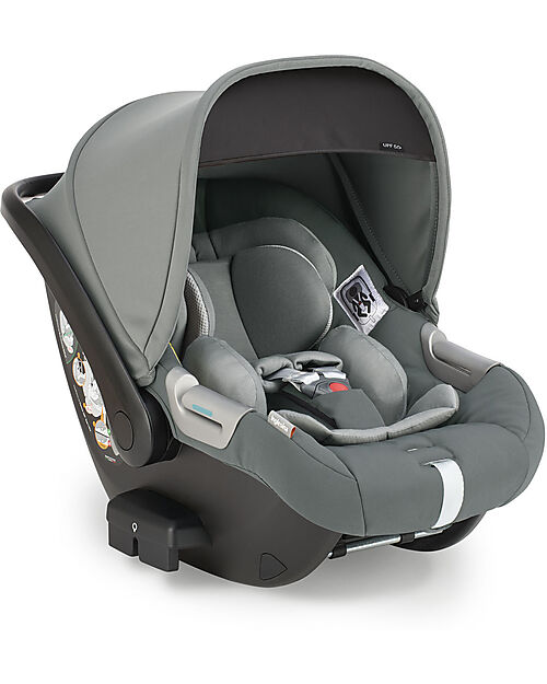 Inglesina Electa System Quattro - Studio Grey - All Season Seat + Open Up Cot + Standup + Darwin Car Seat Pushchairs