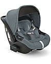 Inglesina Electa System Quattro - Union Grey - Stroller + Standup Cradle + Darwin Car Seat Trio and Duo Strollers