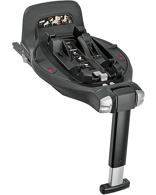 Inglesina Electa System Quattro - Upper Black + Rotating Base Trio and Duo Strollers