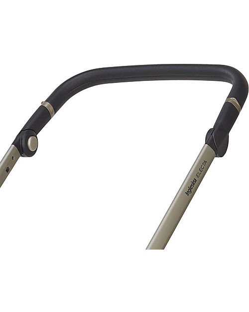 Inglesina Electa System Quattro - Upper Black - Stroller + Standup Cradle + Darwin Recline Car Seat Trio and Duo Strollers