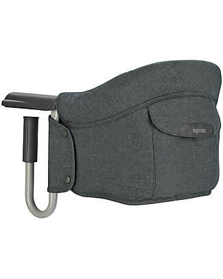 Inglesina Fast Table Seat - Charcoal Grey - Easy to carry High Chairs