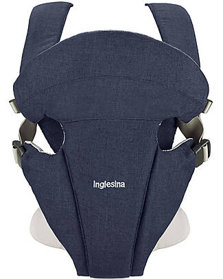 Inglesina Front Pouch - Blue - with Adjustable Straps Baby Carriers