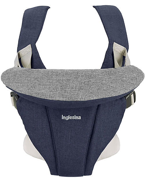 Inglesina Front Pouch - Denim - with Adjustable Straps Baby Carriers