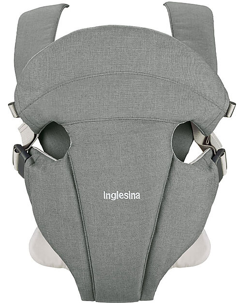 Inglesina Front Pouch - Light Grey - with Adjustable Straps Baby Carriers