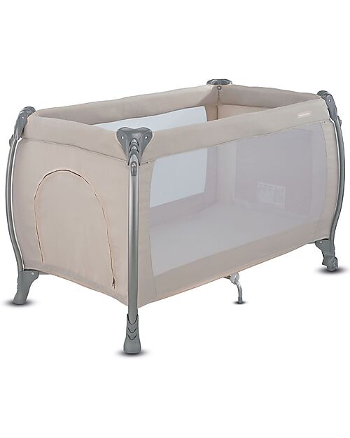 Inglesina Lodge Travel Cot - Ecrù - with Practical Transport Bag Travel Cots
