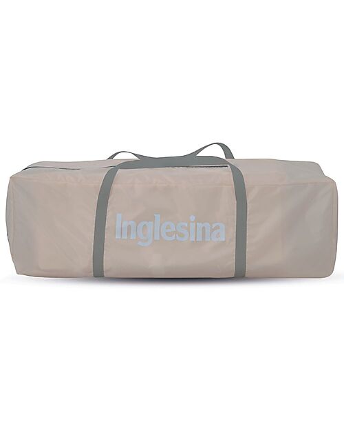 Inglesina Lodge Travel Cot - Ecrù - with Practical Transport Bag Travel Cots