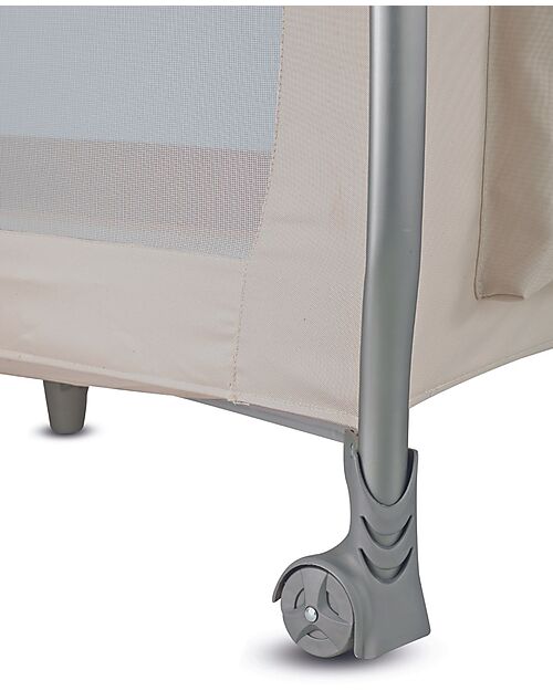 Inglesina Lodge Travel Cot - Ecrù - with Practical Transport Bag Travel Cots